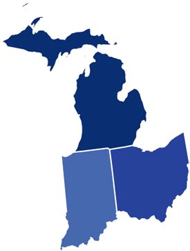 Map Of Michigan And Ohio - Maps For You