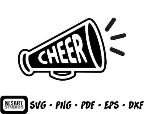 MEGAPHONE Svg Cheerleader Svg Cheer Svg Icon Svg Cheer | Etsy