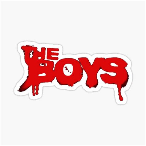 "The Boys - Custom Logo Design" Sticker for Sale by Gwydionss | Redbubble