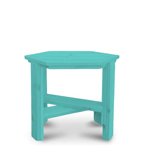Teal Side Table