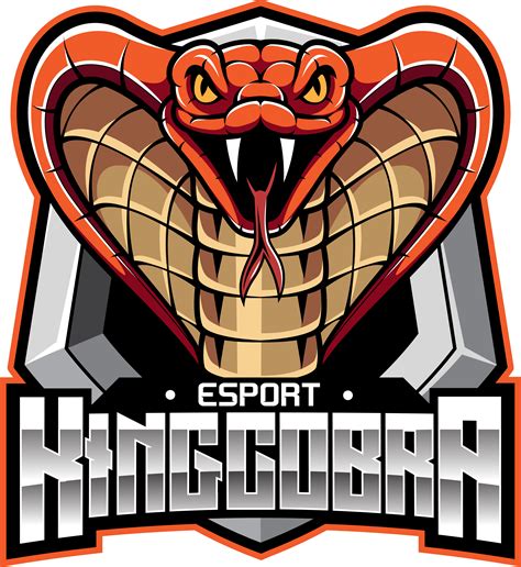 King Cobra head esport mascot logo design By Visink | TheHungryJPEG