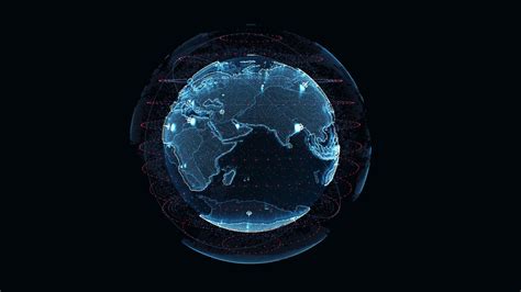 3D model Animated Hologram Planet Earth v2 | CGTrader