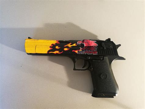 My handpainted Desert eagle - Blaze : airsoft