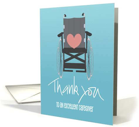 Thank you for Caregiver, Heart Filled with Gratitude card (1303418)