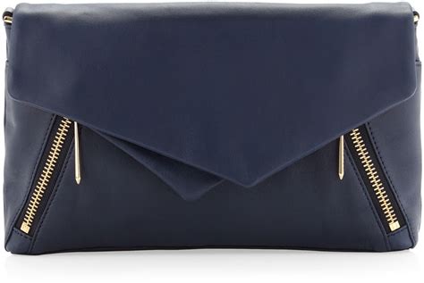 Blue Handbags: Navy Blue Clutch Bag Topshop