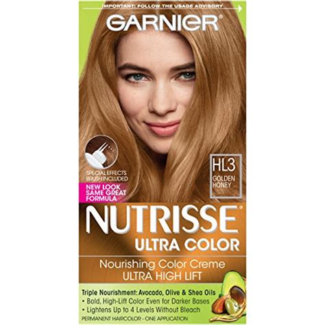 Buy Garnier sse Ultra Color Nourishing Permanent Hair Color Cream, B3 Golden Brown (1 Kit) Brown ...