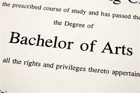 Bachelor of Arts degree — Stock Photo © bedobedo #8821128