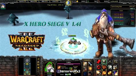 X HERO SIEGE VERSIÓN 1.41 WARCRAFT III REFORGED by Vete! - YouTube