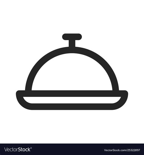 Food tray icon Royalty Free Vector Image - VectorStock