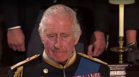 Emotional King Charles struggles to hold back tears in final moment of ...