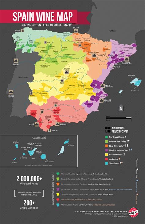 Map of Spain Wine Regions | Wine Folly | Vino de españa, Wine, Mapa de españa