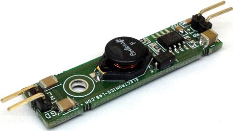 Single 18650 LiPo Battery to 5V Boost Converter - Electronics-Lab.com