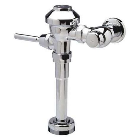 ZURN Z6001AV 3.0 gpf, Urinal Manual Flush Valve, Polished Chrome, 1 in ...