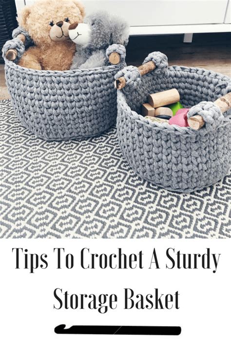 The #1 Secret To Make Your Crochet Basket Sturdy