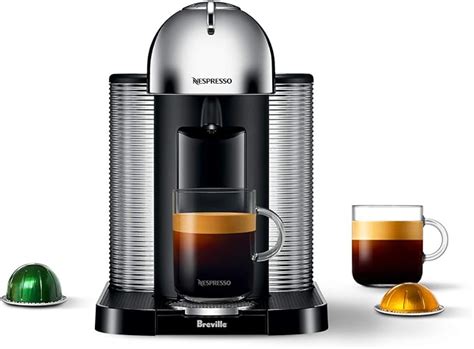 Nespresso Vertuo Coffee and Espresso Machine by Breville - Chrome ...