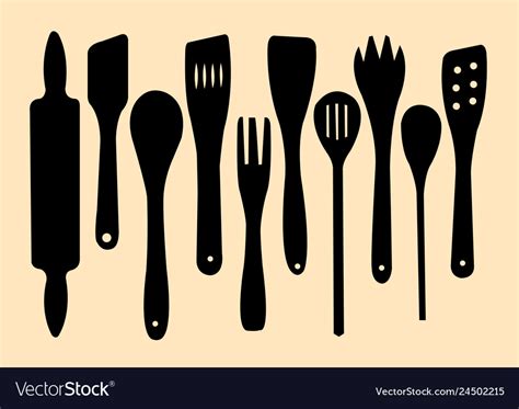 Wooden Spoon Silhouette