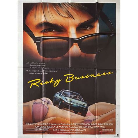 RISKY BUSINESS French Movie Poster - 47x63 in. - 1983