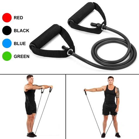 120cm Yoga Pull Rope Resistance Bands Fitness Gum Elastic Bands Fitness ...