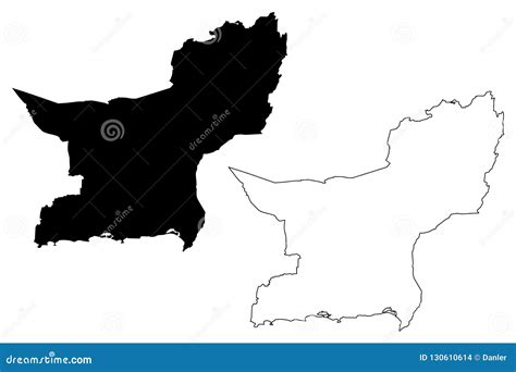 Balochistan Map Vector | CartoonDealer.com #130610614