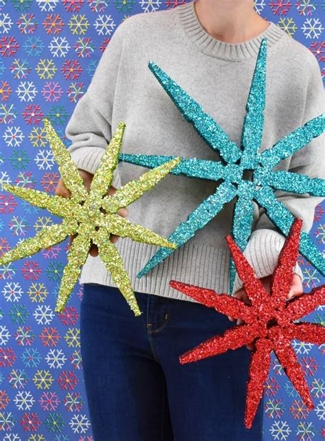 DIY Giant Clothespin Snowflake (20" across!) ⋆ Dream a Little Bigger