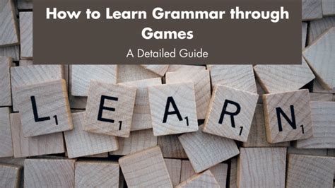 Teaching Grammar through games | Fun to Learn English