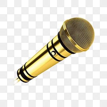 Golden Microphone PNG Images, Microphone Clipart, Golden,, 55% OFF