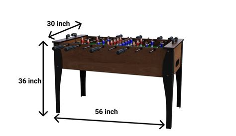 Foosball Table Dimensions - jengordon288