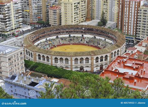 Bullfighting Arena, Malaga, Spain Editorial Stock Photo - Image of ...