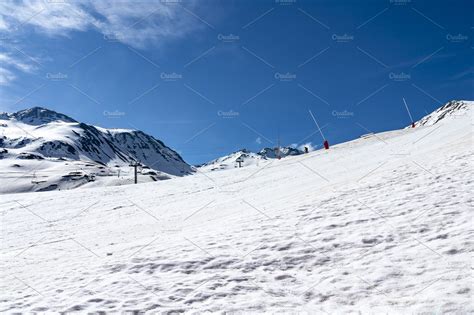 Ski slope featuring ski, slope, and snow | Nature Stock Photos ...