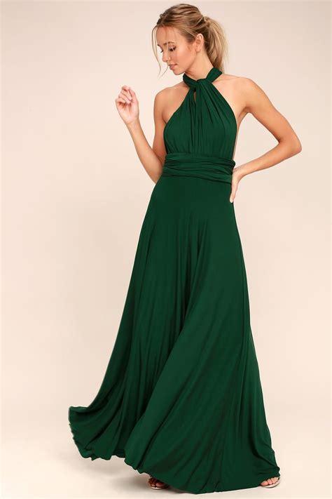 Tricks of the Trade Forest Green Maxi Dress | Maxi dress green, Forest green dresses, Maxi ...