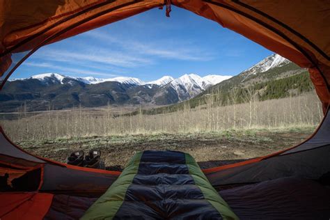 Great campsite views yesterday at Twin Lakes, Colorado : camping