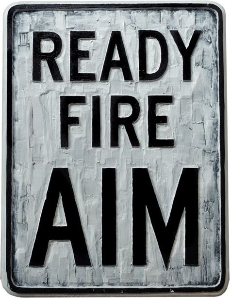 Ready! Fire! Aim! | Raising Lemons