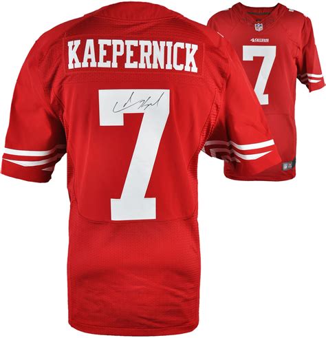 Colin Kaepernick San Francisco 49ers Autographed Nike Red Authentic Jersey