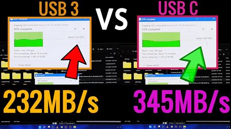 USB Type-C vs. USB 3.0 Speed Test | Which is Faster? - YouTube