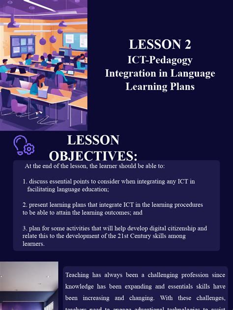 ICT-Pedagogy Integration in Language Learning Plans | PDF | Educational Technology | Pedagogy