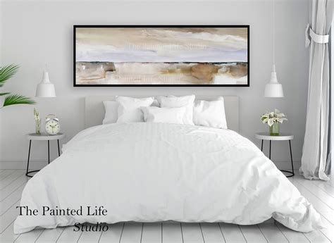 Panoramic Abstract Landscape Wall Art Print Brown Tones - Etsy