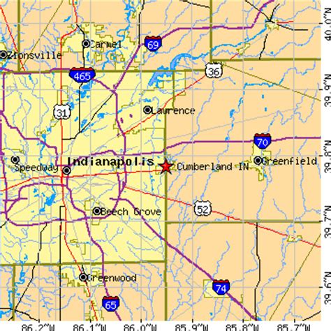 Cumberland, Indiana (IN) ~ population data, races, housing & economy