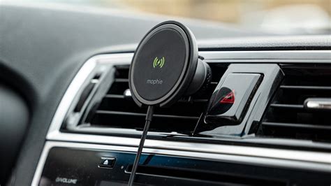 mophie snap+ wireless vent mount MagSafe car charger provides universal wireless charging ...