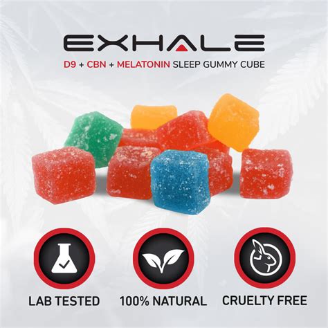 Delta 9 + CBN Sleep Gummies | D9 Edibles | Exhale - CBD Online Store | Buy CBD Online