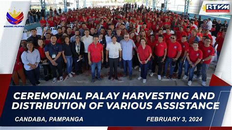 Ceremonial Palay Harvesting and Distribution of Various Assistance ...