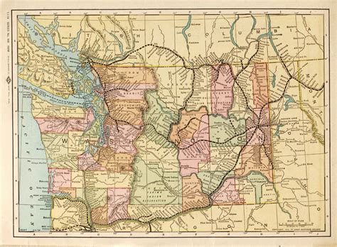 Great Northern Railway routes in Washington State | Great northern railroad, Historical maps ...