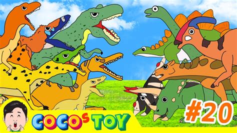 Big adventure of 5 little dinosaurs #20ㅣcartoon version, dinosaur cartoon for childrenㅣCoCosToy ...