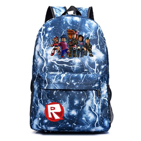 Roblox Theme Lightning Backpack Schoolbag Daypack Bookbag Family - Men ...