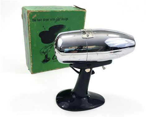 Vintage Hair Dryer AS IS Oster Airjet Chrome with Black | Etsy ...