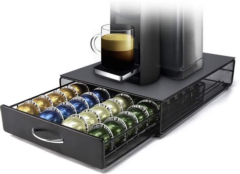 Vertuo Capsule Holder HiveNets Coffee Machine Stand Metal Storage ...