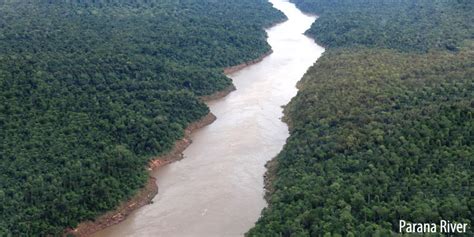 longest rivers in the world: Paraná River the second longest after the Amazon