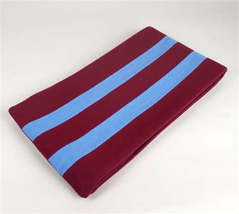 Claret & Blue College Scarf – Made In England Exclusively For Mod Shoes ...