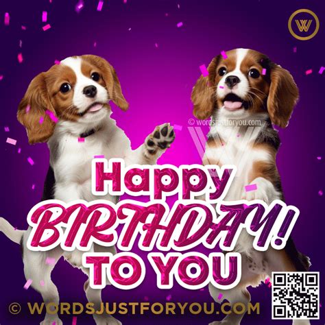 Cute Happy Birthday Wishes Gif » WordsJustforYou.com - Original Creative Animated GIFs