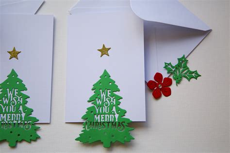 DIY Christmas Card Making Kit Make 2 Cards Card Making | Etsy UK