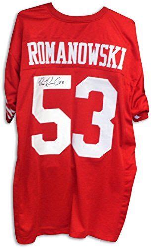 Bill Romanowski San Francisco 49ers Autographed Red Jersey Autographed - Autographed NFL Jerseys ...